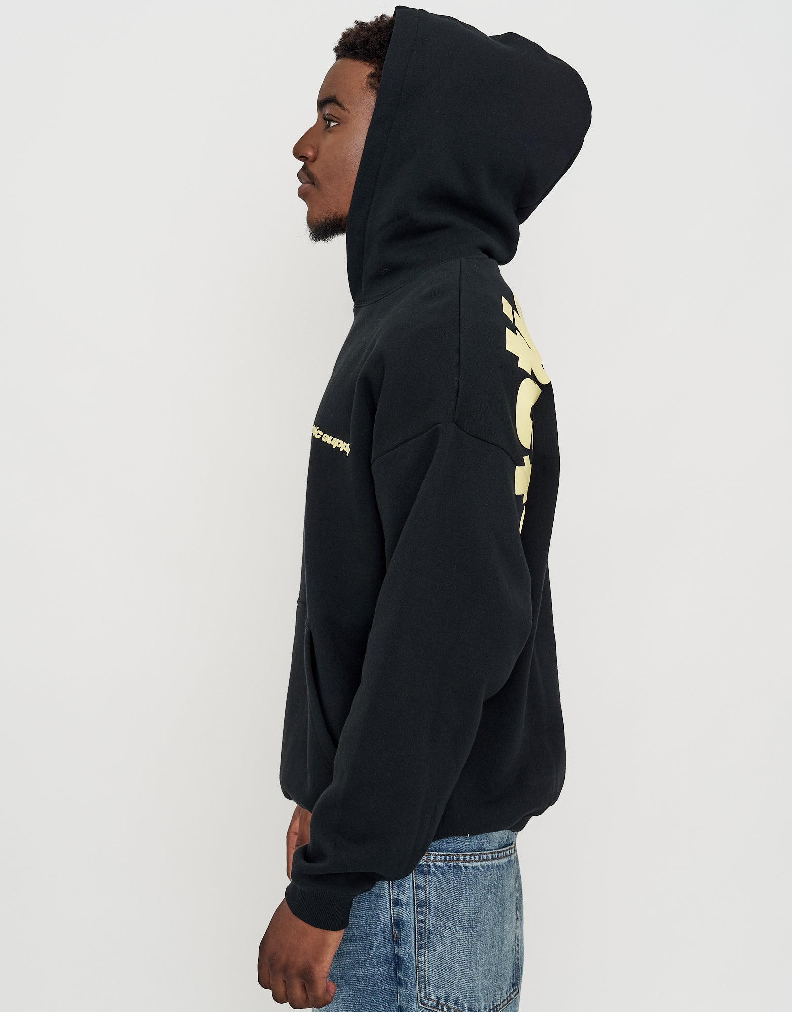 Static Supply Oversized Hoodie in Black | Hallensteins NZ