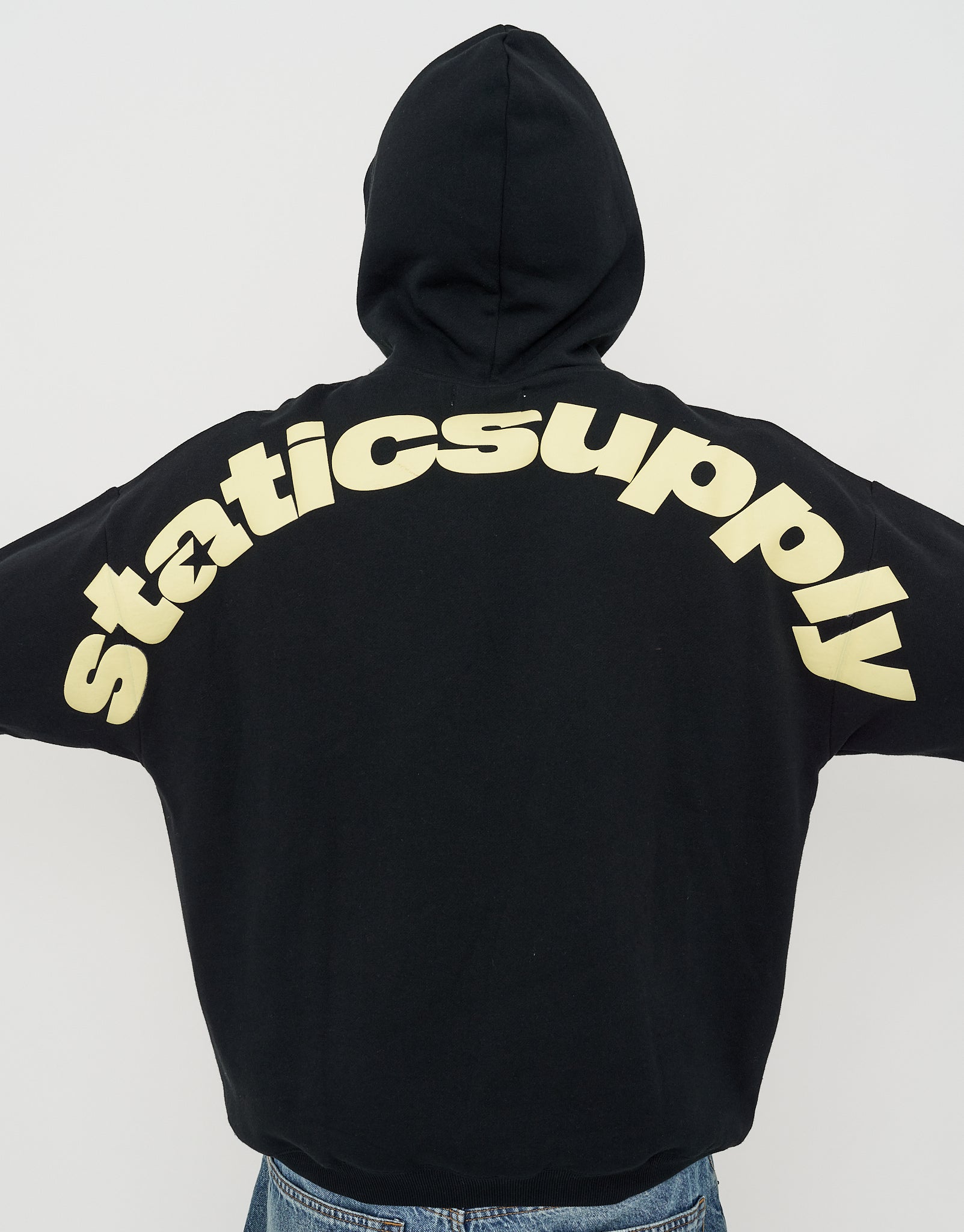 Static Supply Oversized Hoodie in Black | Hallensteins NZ