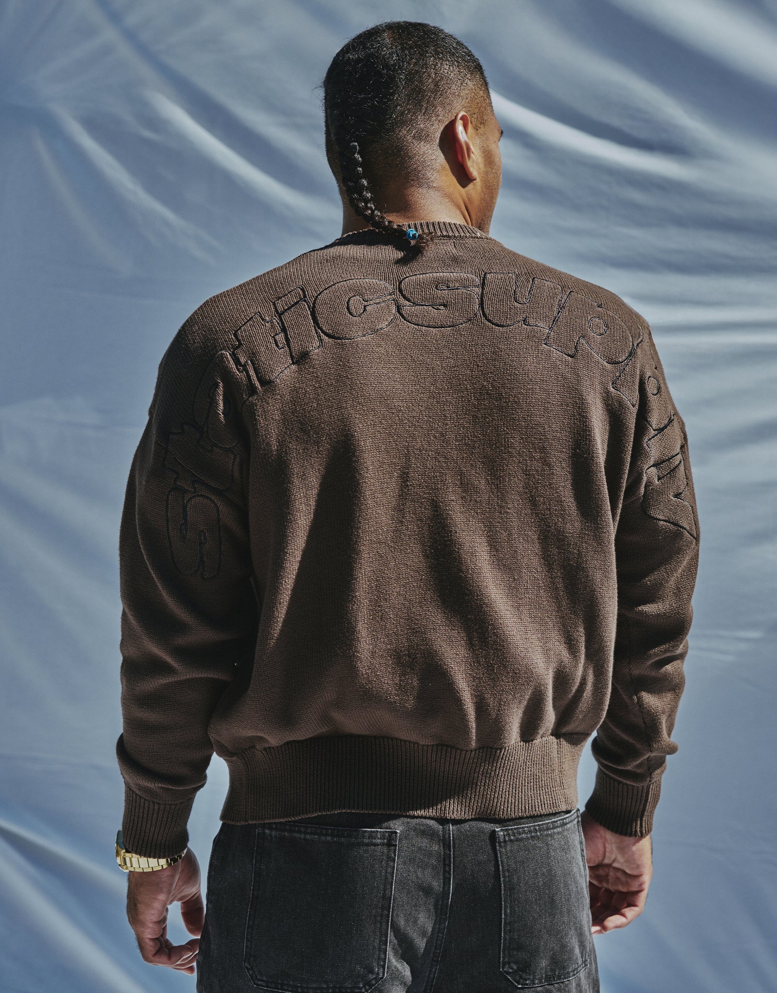 【新作】salsation wear knit サイズS【USED】 Static Supply Relaxed Knit Jumper in Brown | Hallensteins AU