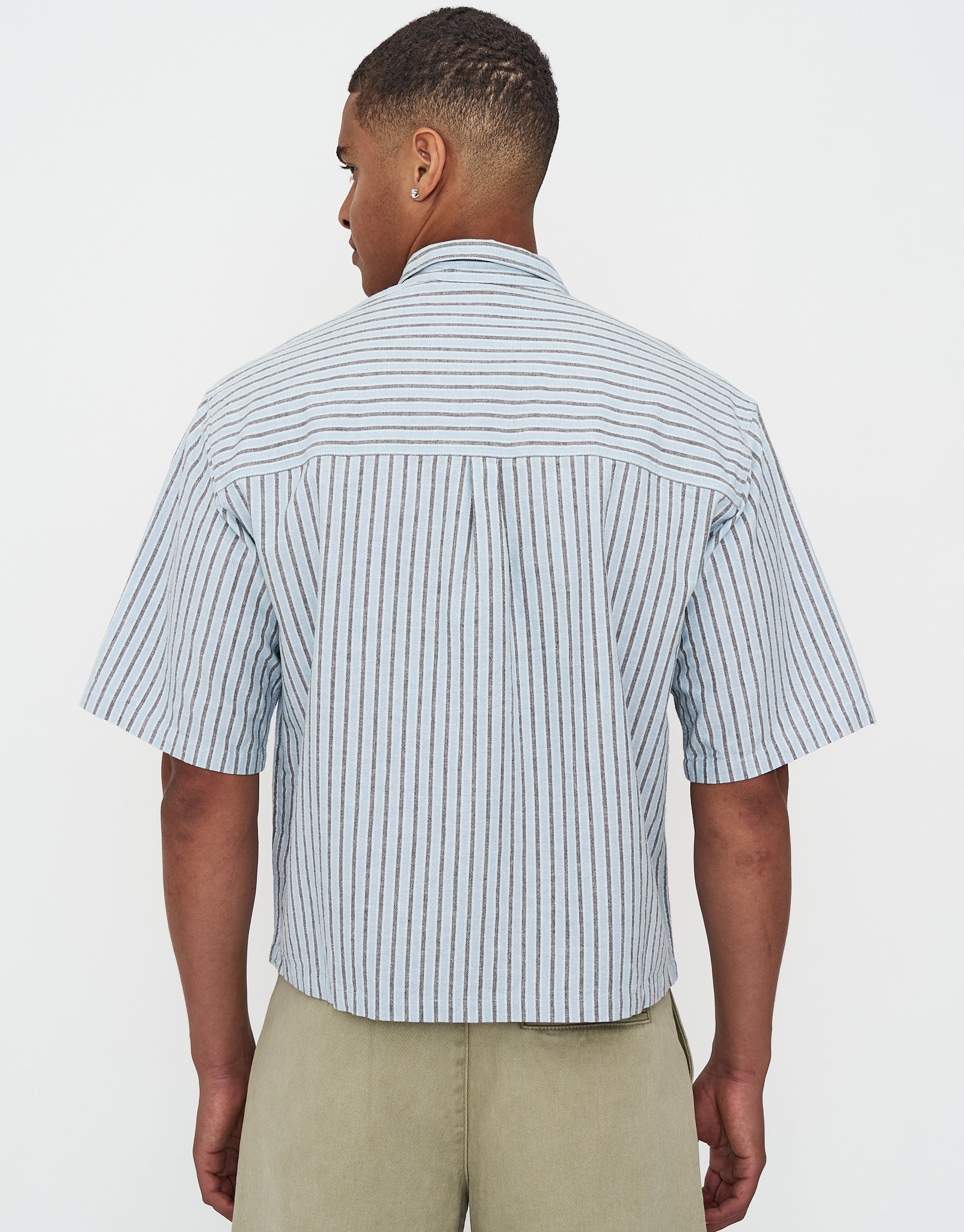 トップス simplycomplicated OXFD SHIRT STRIPE トップス Simply Complicated OXFD SHIRT STRIPE シンプリーコンプリ