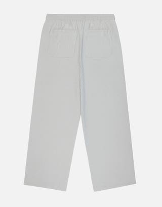 Extra Baggy Fit Striped Pants in Black/white Back