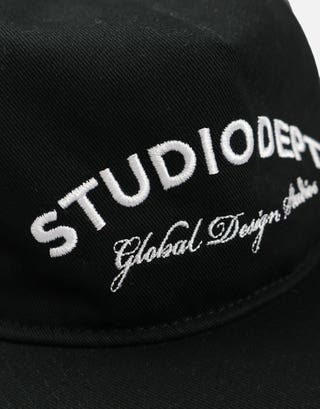 Studio Dept Cap in Black Detail