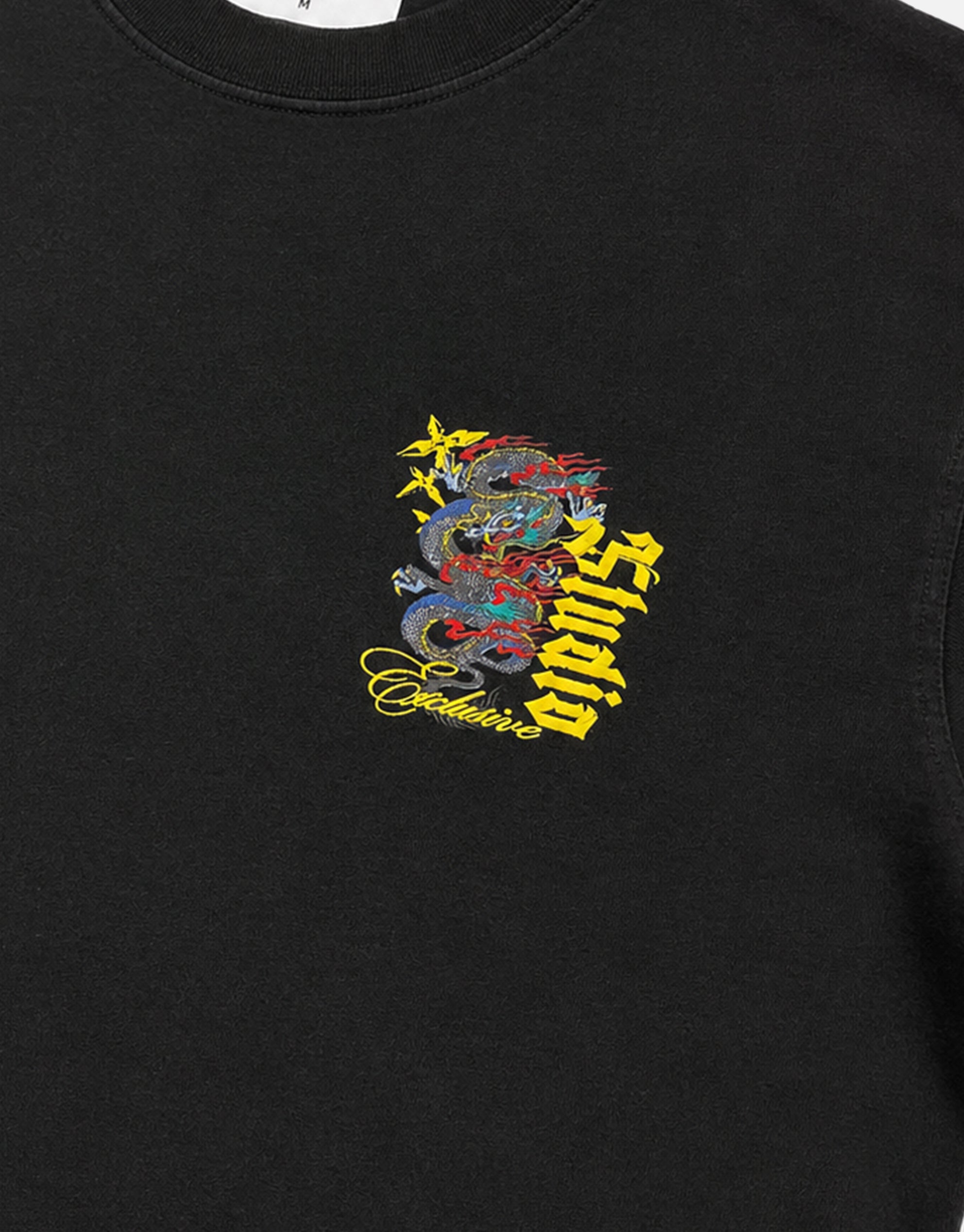 Studio Dragon Relaxed Fit T Shirt in Black | Hallensteins NZ