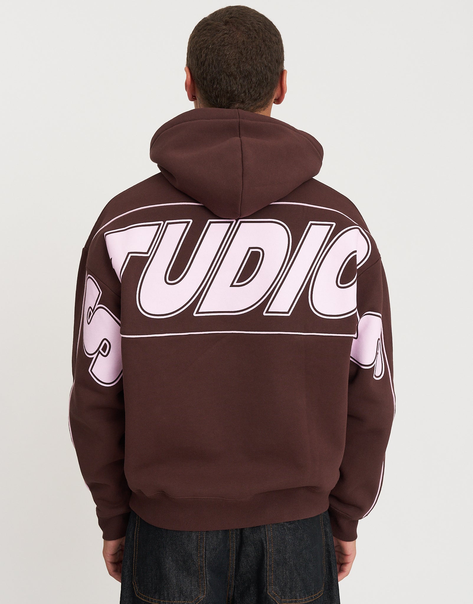 Studios Oversized Cropped Hoodie in Black | Hallensteins NZ