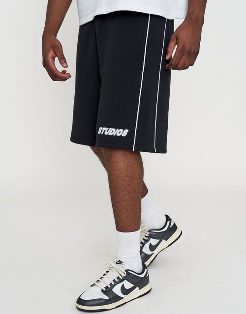 Studio Relaxed Fit Track Shorts