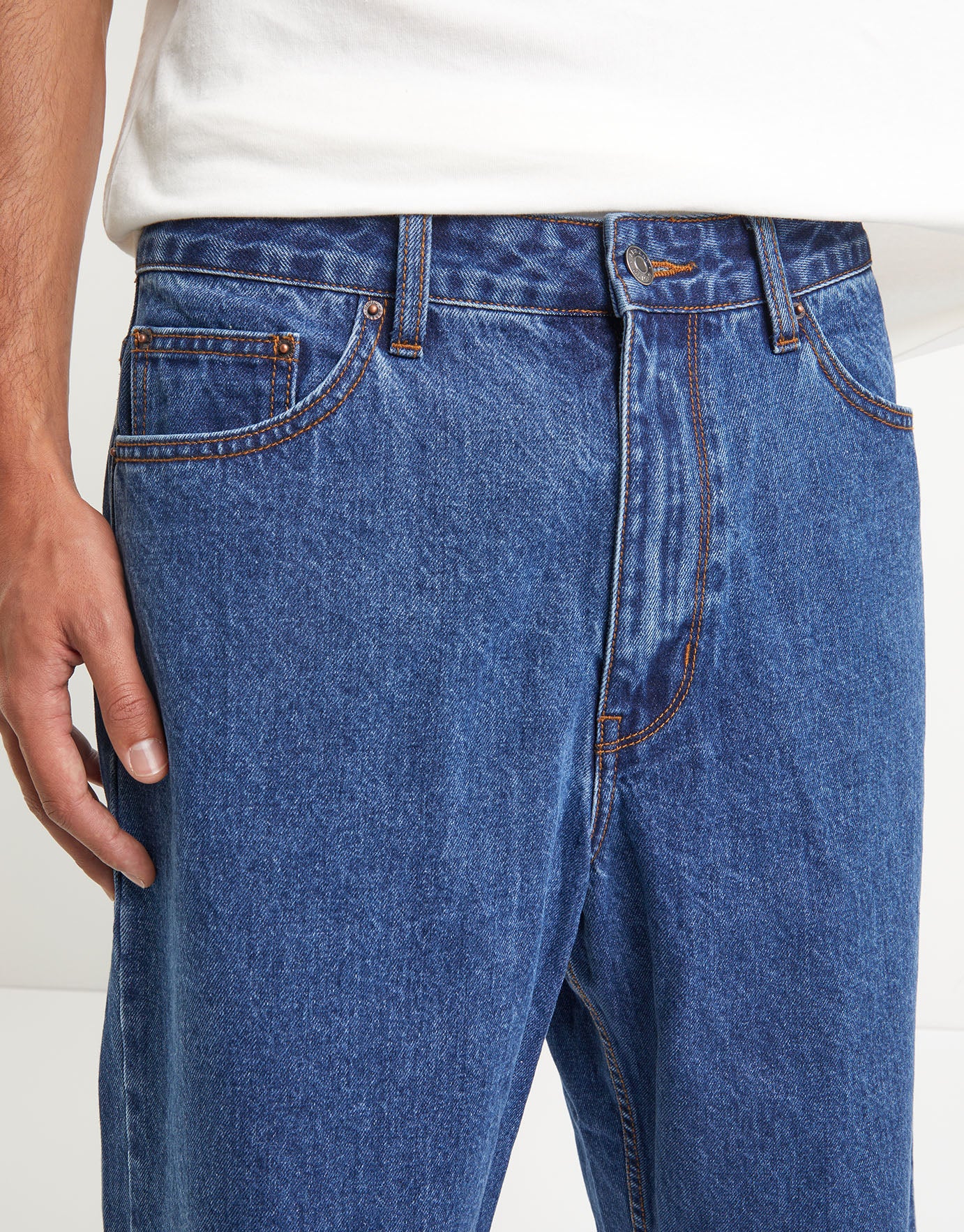 Super Baggy Fit Jeans in Blue 