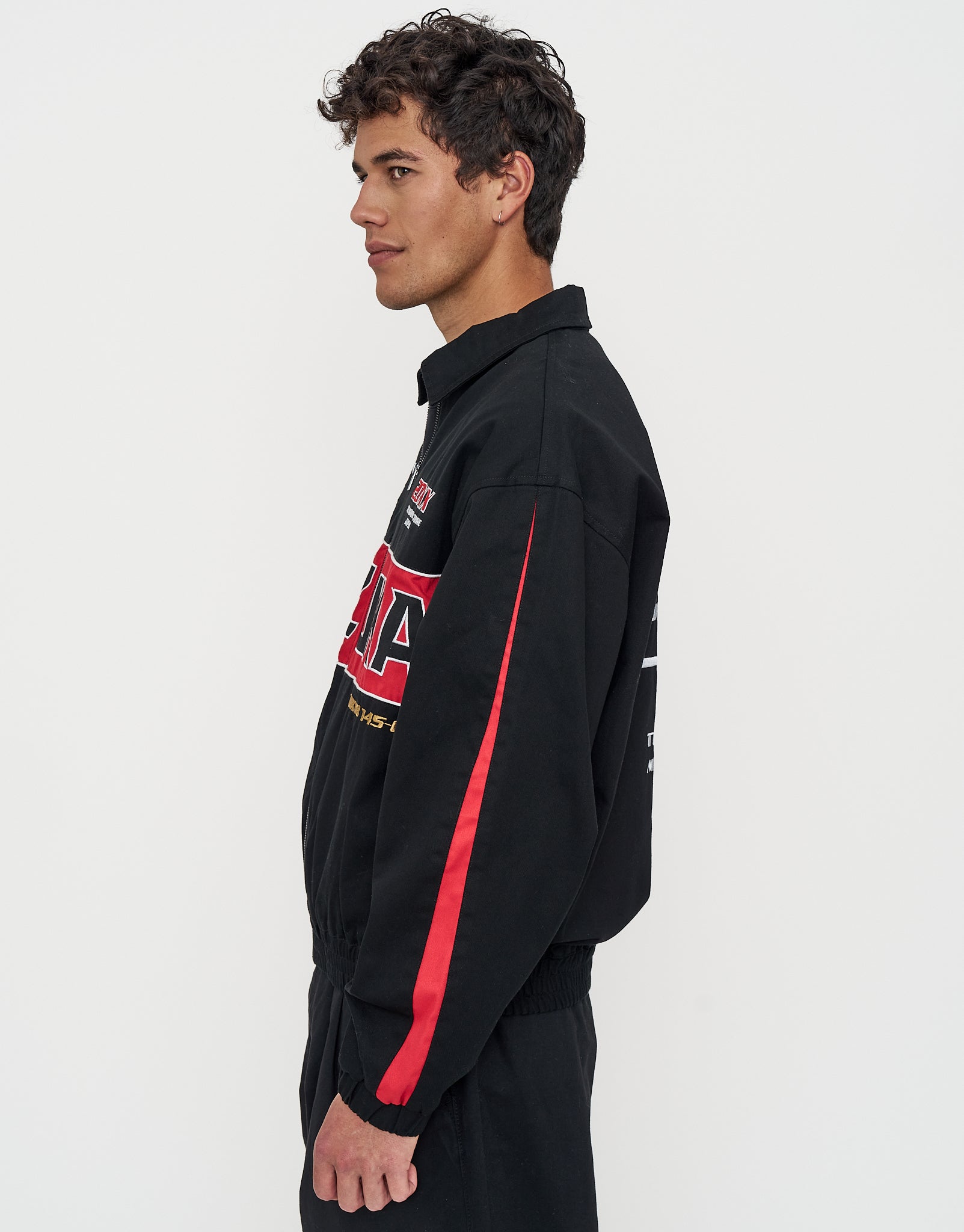 Suzuka Racing Jacket in Black | Hallensteins NZ