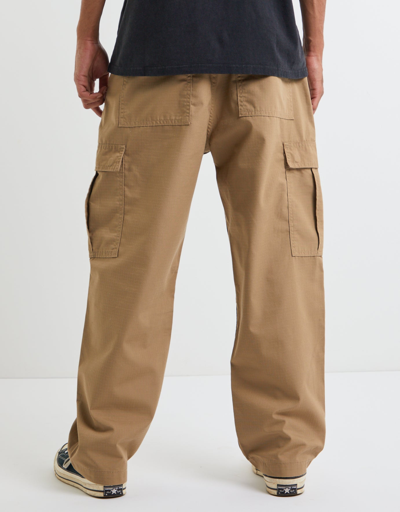 ASOS DESIGN corduroy baggy jeans in brown  ASOS
