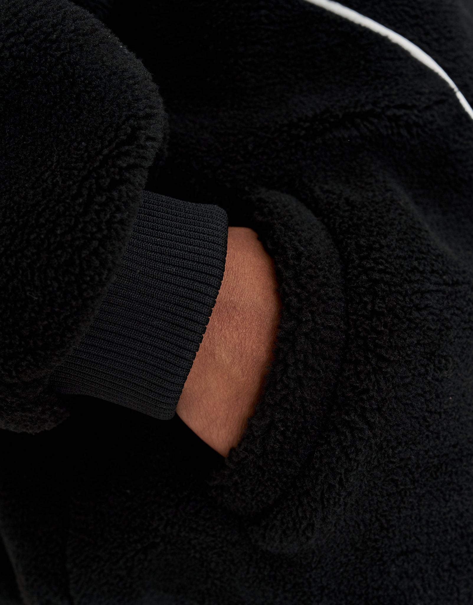 Teddy Jacket in Black | Hallensteins NZ