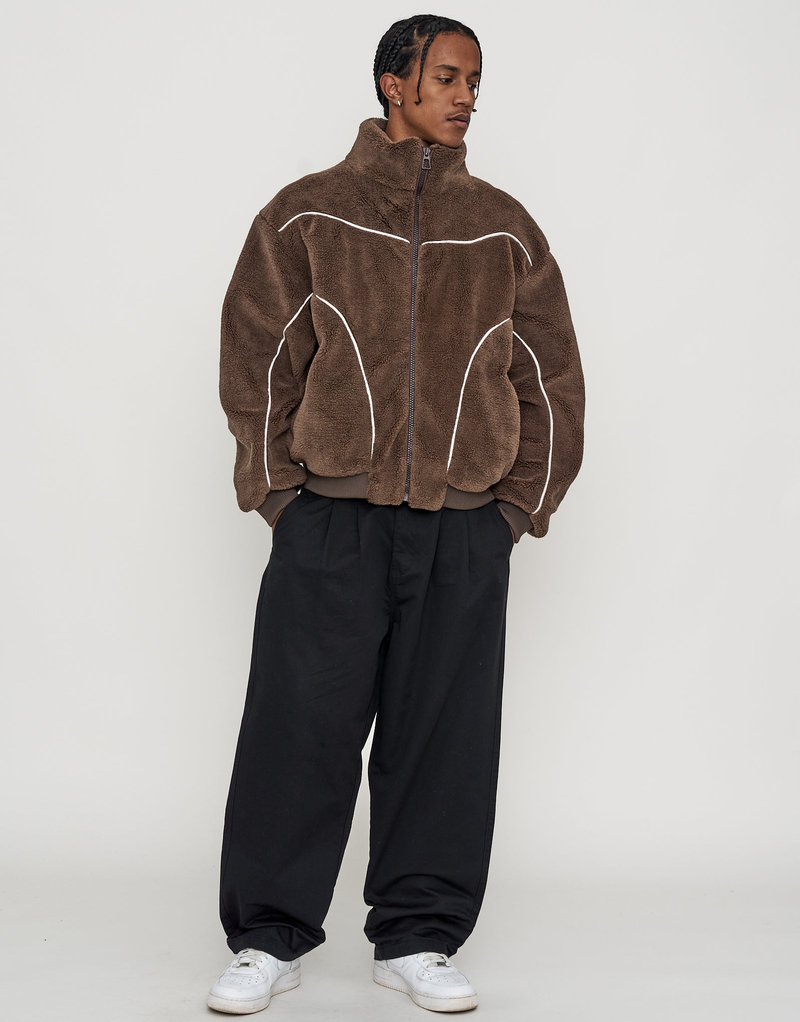 Teddy Jacket in Chocolate | Hallensteins AU