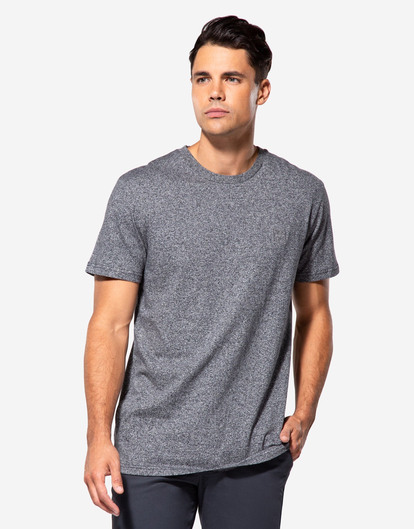 Absent Textured T-shirt in Grey 