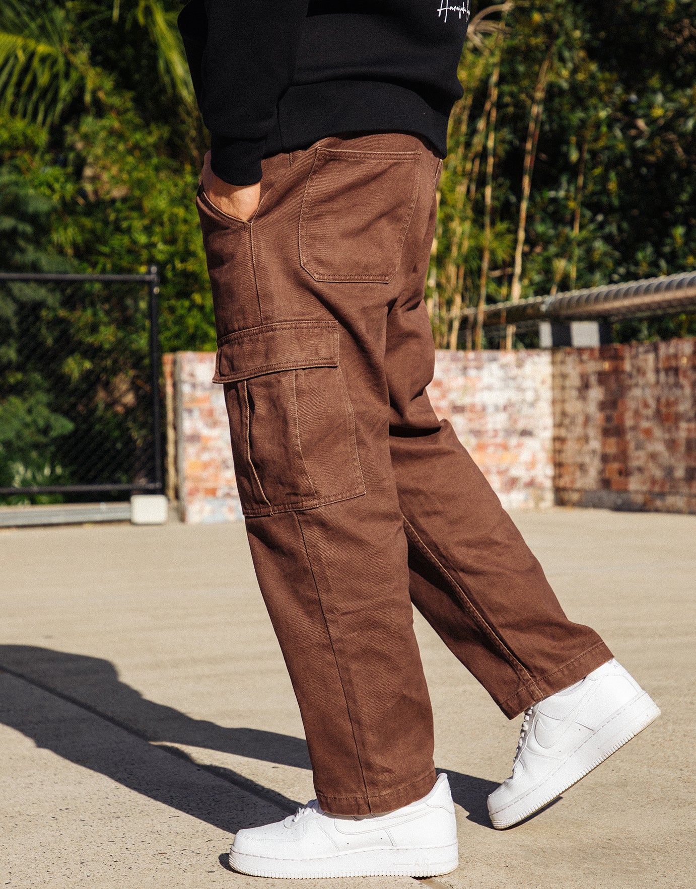 Baggy Cargo Pants Black Baggy Cargo Pants Black