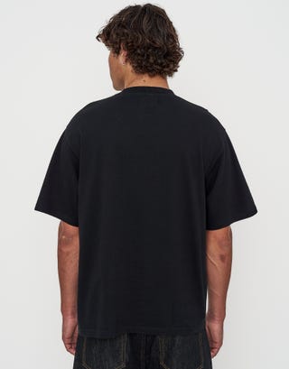 Union Dept Relaxed Fit T Shirt in Black Back