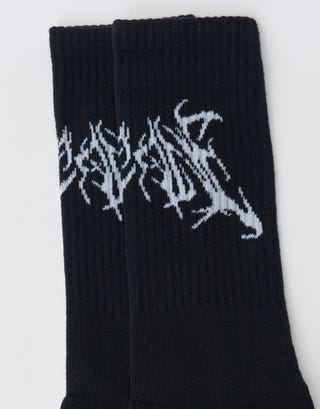 Arcane Sport Socks in Black Detail