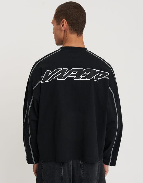 Vapor Cropped Long Sleeve T Shirt