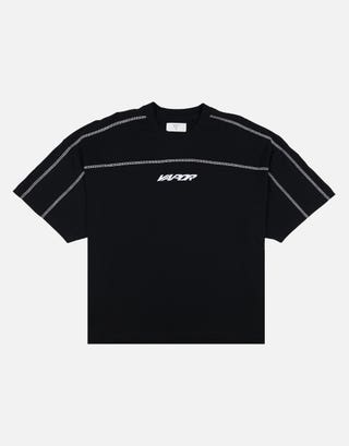 Vapor Overlocked Box Fit T Shirt in Black Full