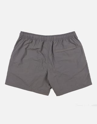 Vapor Panel Elastic Waist Shorts in Grey/white Back