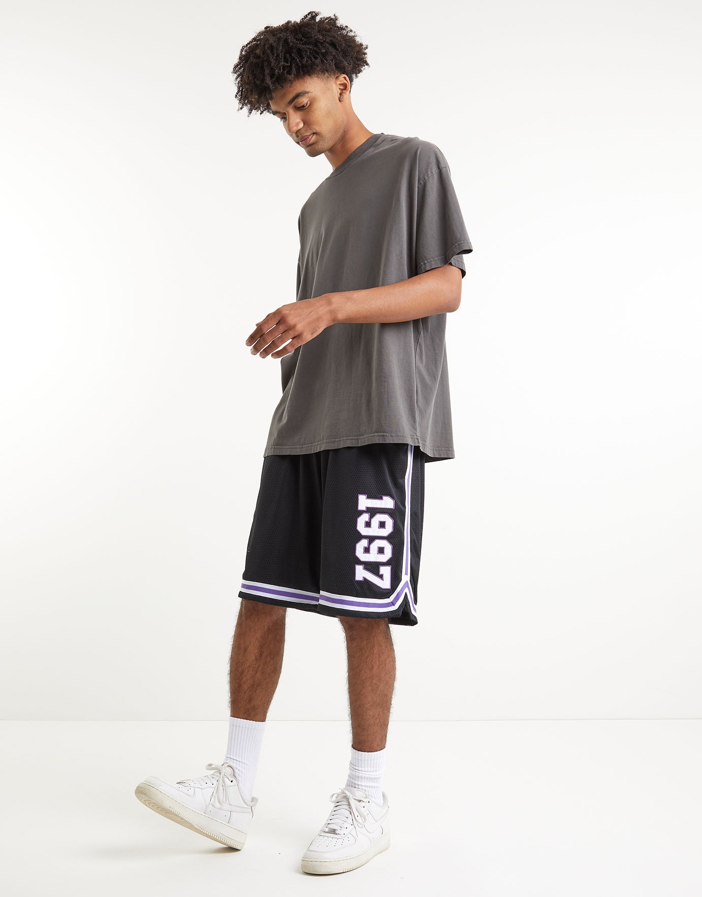 1997 Vintage Style Basketball Shorts in 