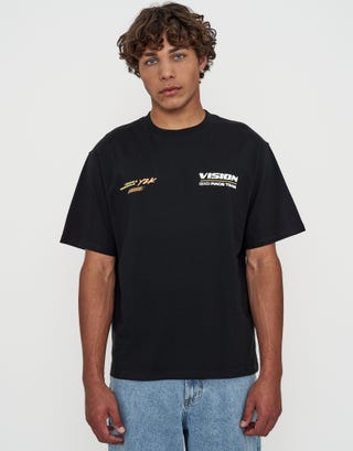 Evo Vision Relaxed Fit T Shirt in Black Back