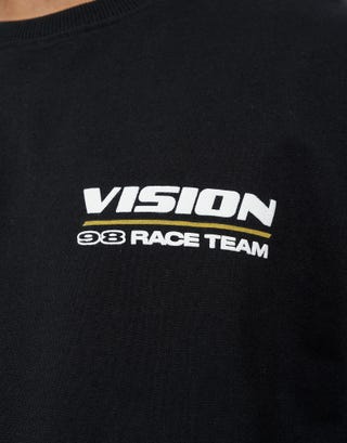 Evo Vision Relaxed Fit T Shirt in Black Detail3