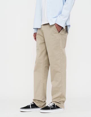 Straight Fit Chino Pants in Sand Detail2