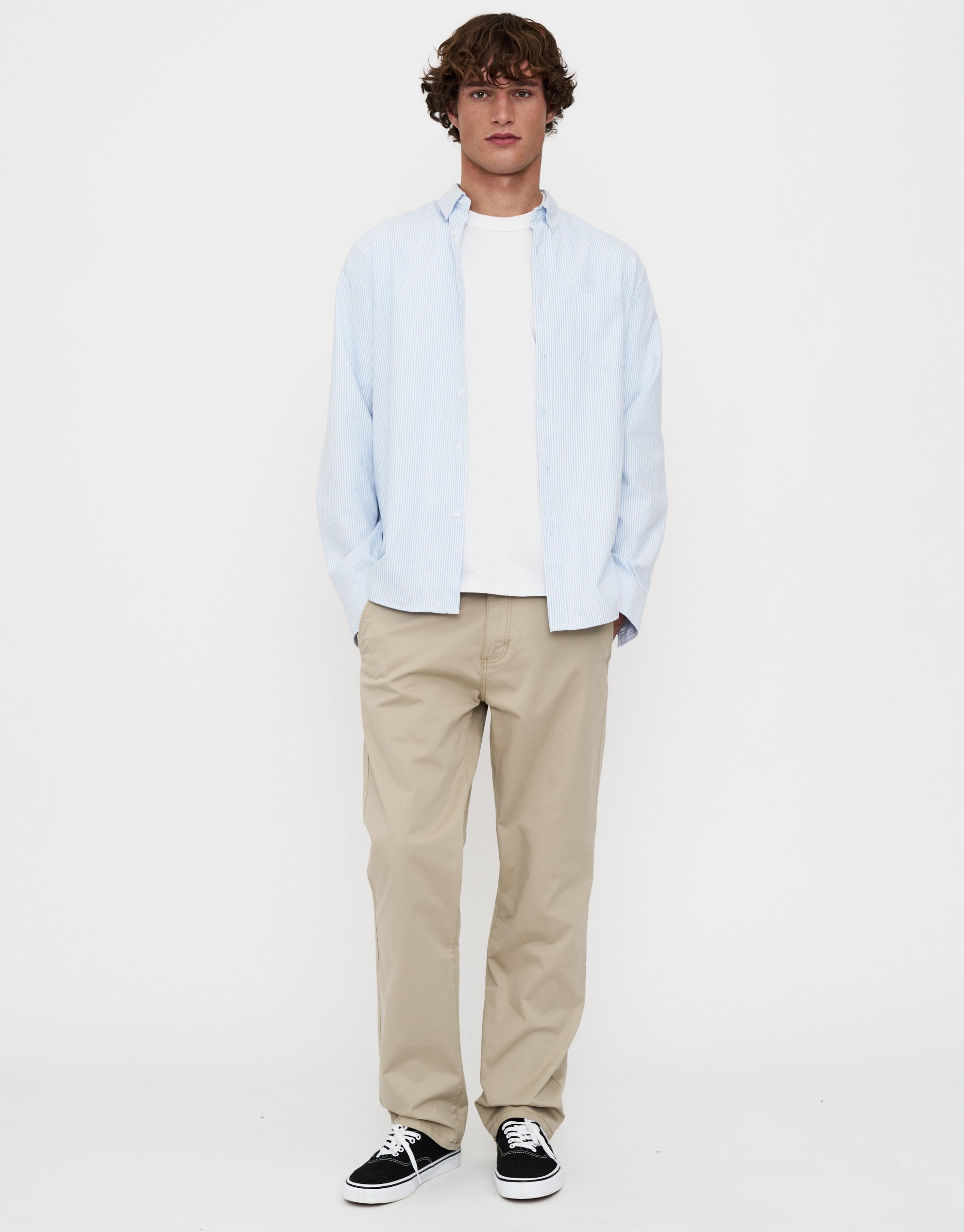 Straight Fit Chino Pants in Sand | Hallensteins NZ