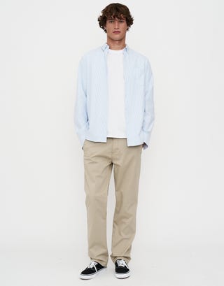Straight Fit Chino Pants in Sand Full