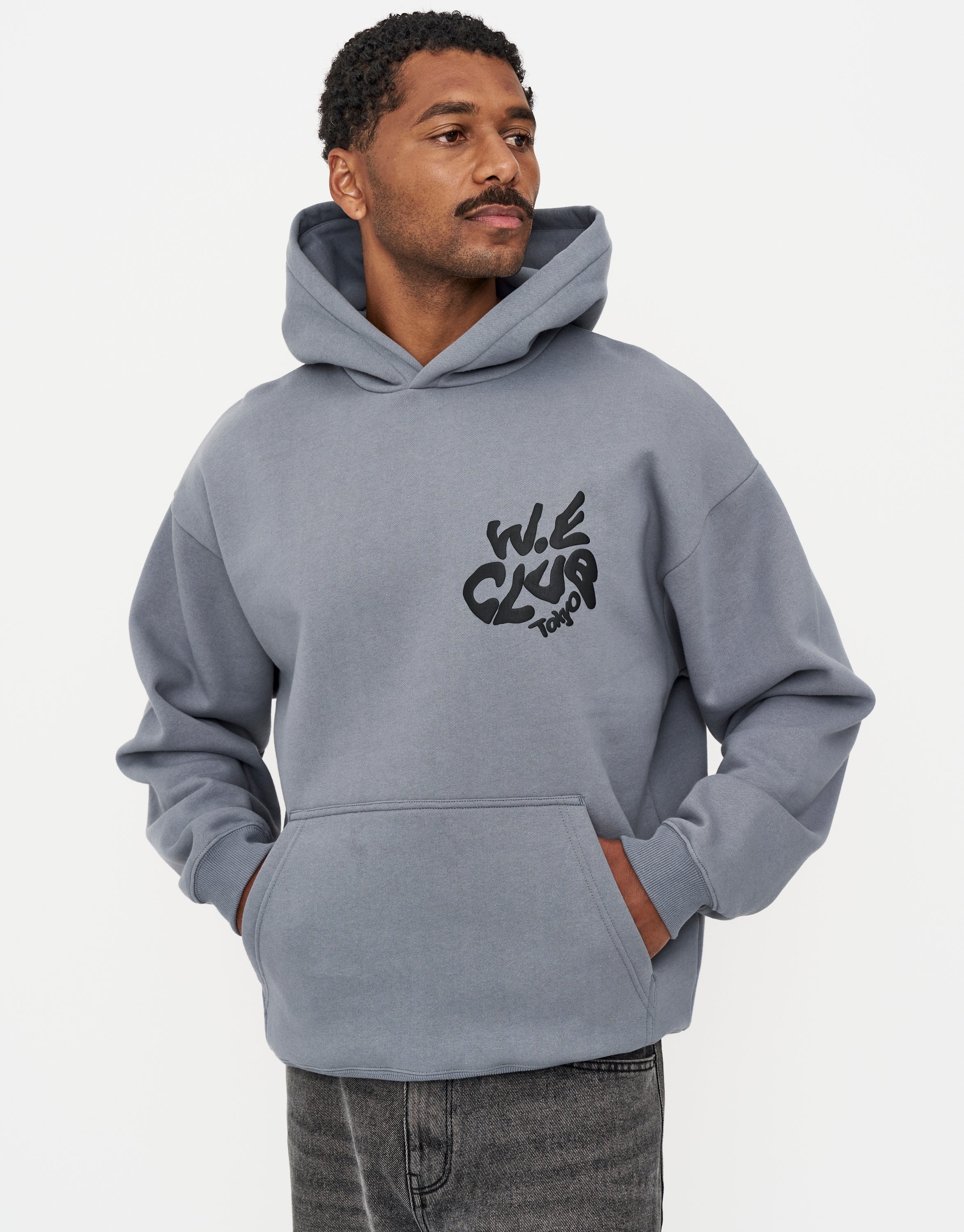 Heavyweight Weekend Club Hoodie in Slate | Hallensteins NZ