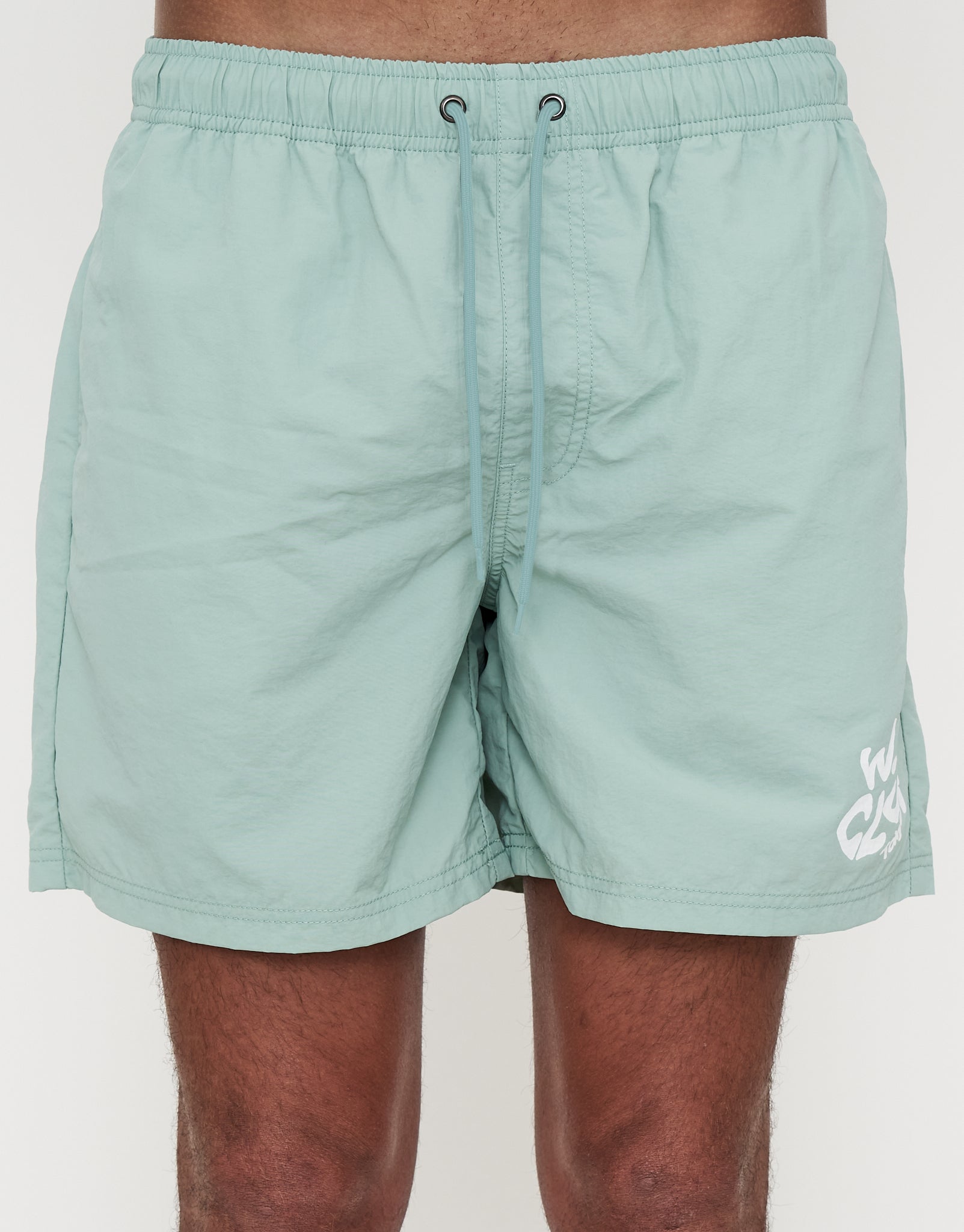 Weekend Club Swim Shorts in Pistachio Green | Hallensteins NZ