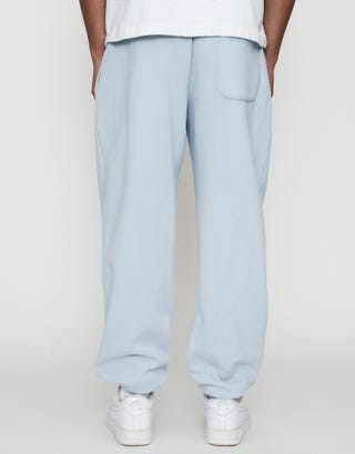 Baggy Weekend Club Cuffed Track Pants in Fog Blue Back