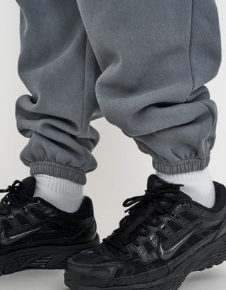 Baggy Weekend Club Cuffed Track Pants in Slate Detail