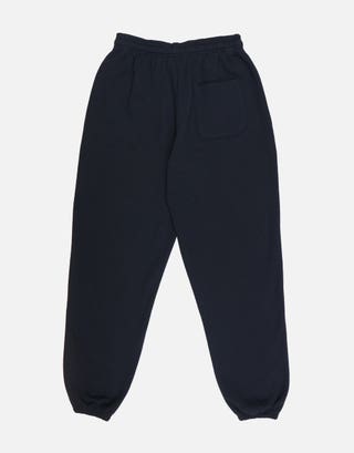 Baggy Weekend Club Cuffed Track Pants in Solid Black Full