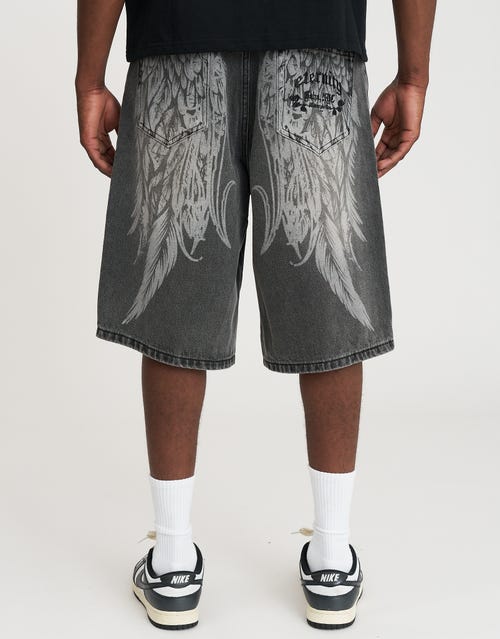 Eternity Wings Baggy Fit Jorts