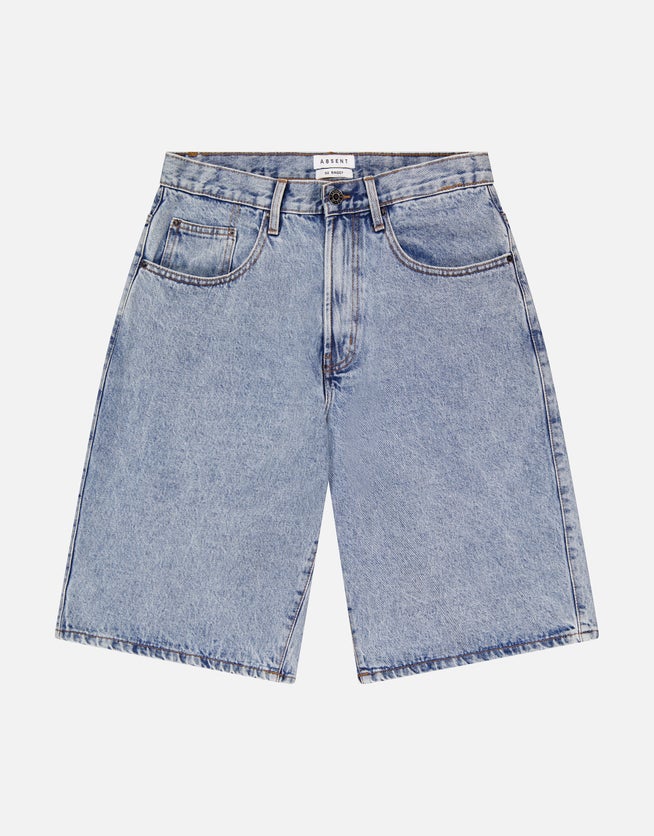 Baggy Fit Jorts in Blue Wash Hallensteins NZ