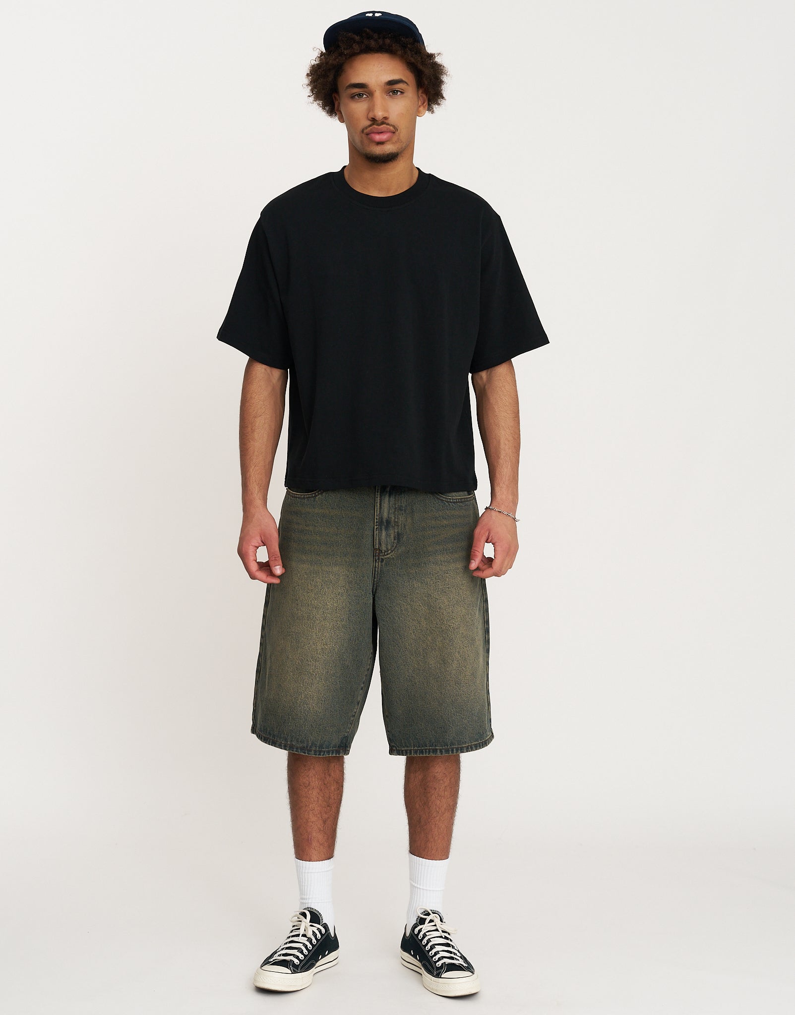 Baggy Fit Jorts in Rust Fade | Hallensteins NZ