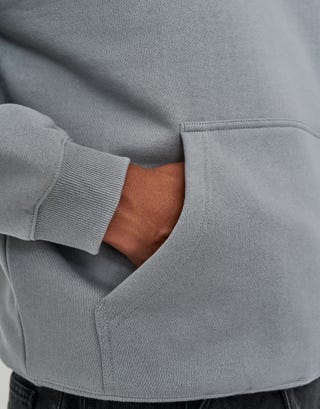 Yokocho Oversized Hoodie in Pebble Detail3