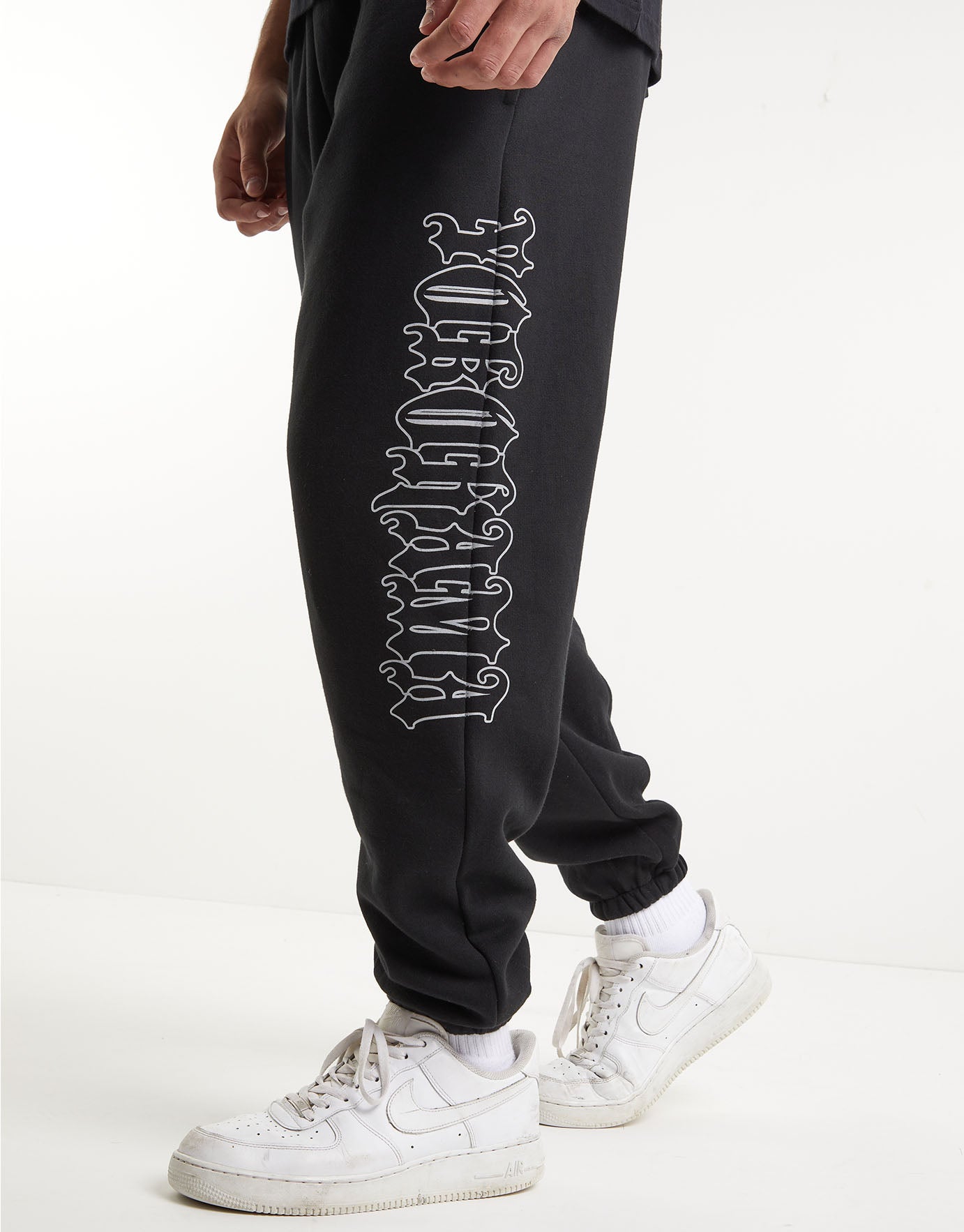 Yokohama Baggy Fit Track Pants in Black 