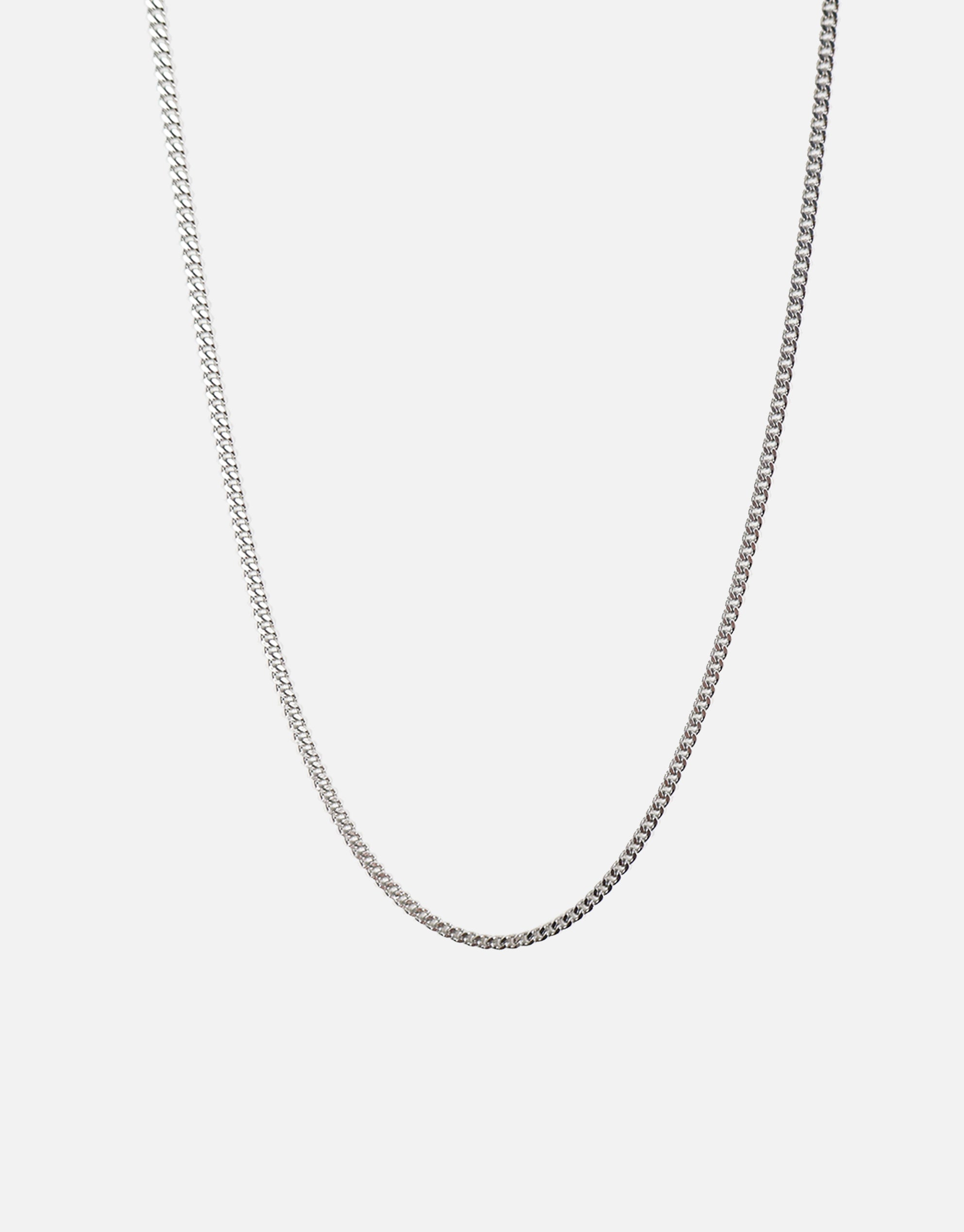 6mm Curb Chain in Silver | Hallensteins NZ