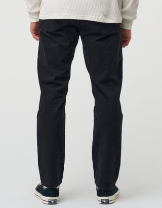 5 Pocket Slim Fit Chinos in Black Back