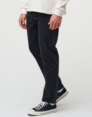 5 Pocket Slim Fit Chinos in Black Detail