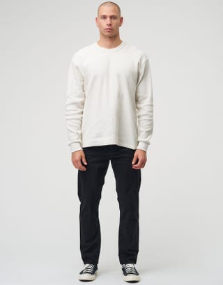 5 Pocket Slim Fit Chinos in Black Full