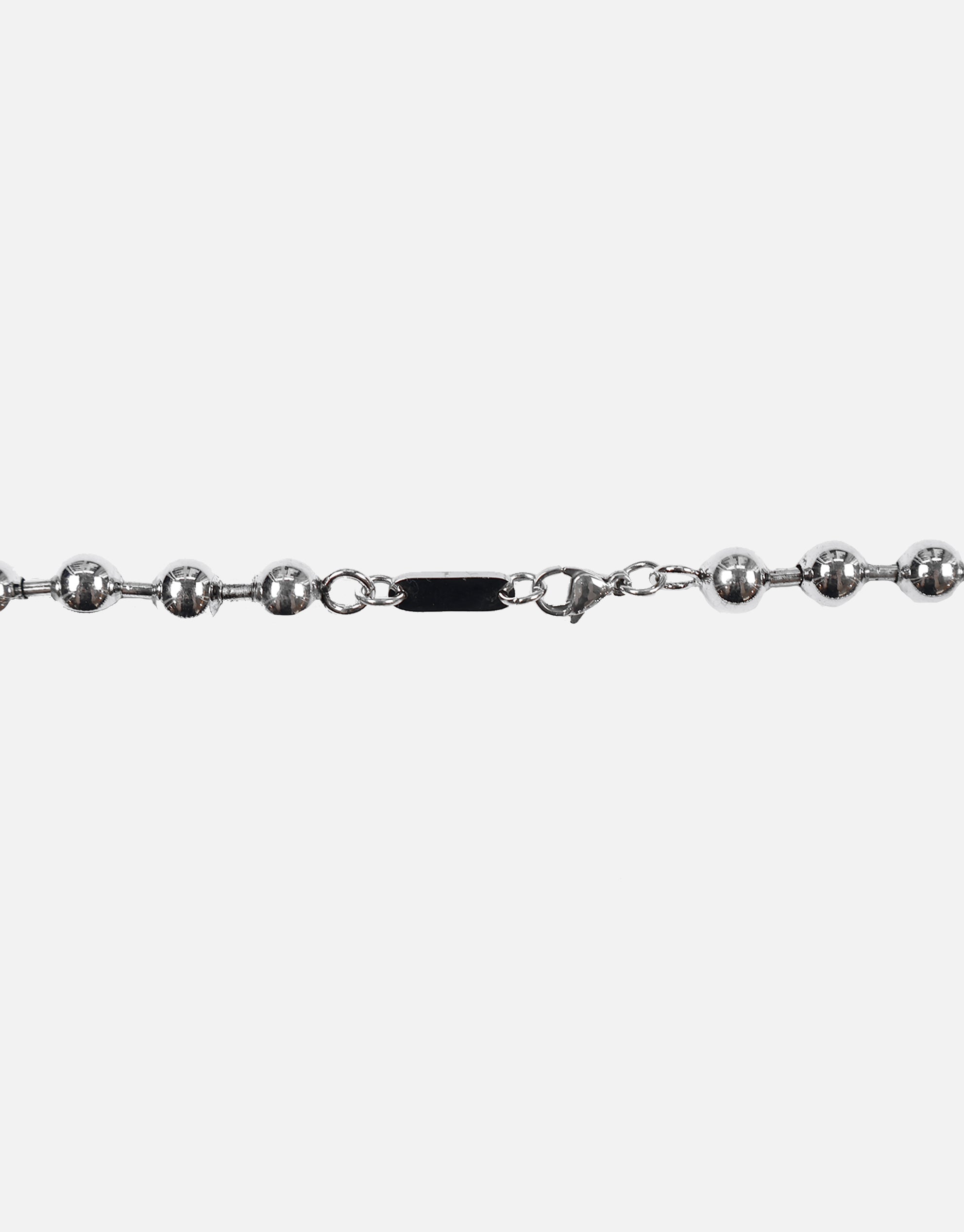 Ball and Chain Necklace in Vintage Silver | Hallensteins NZ