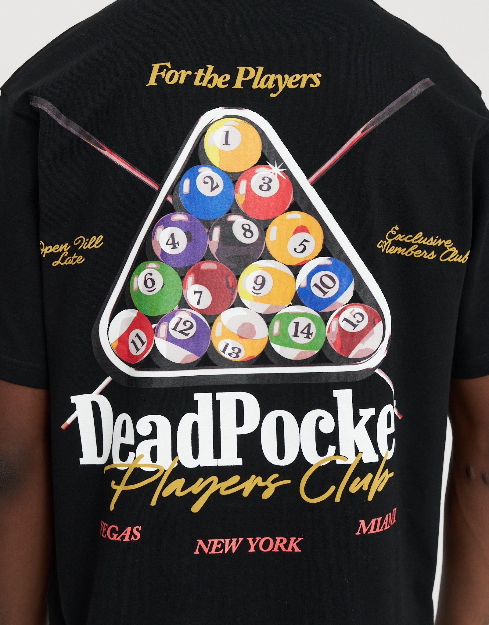 8 Ball Pool Relaxed Fit T Shirt in Black | Hallensteins NZ