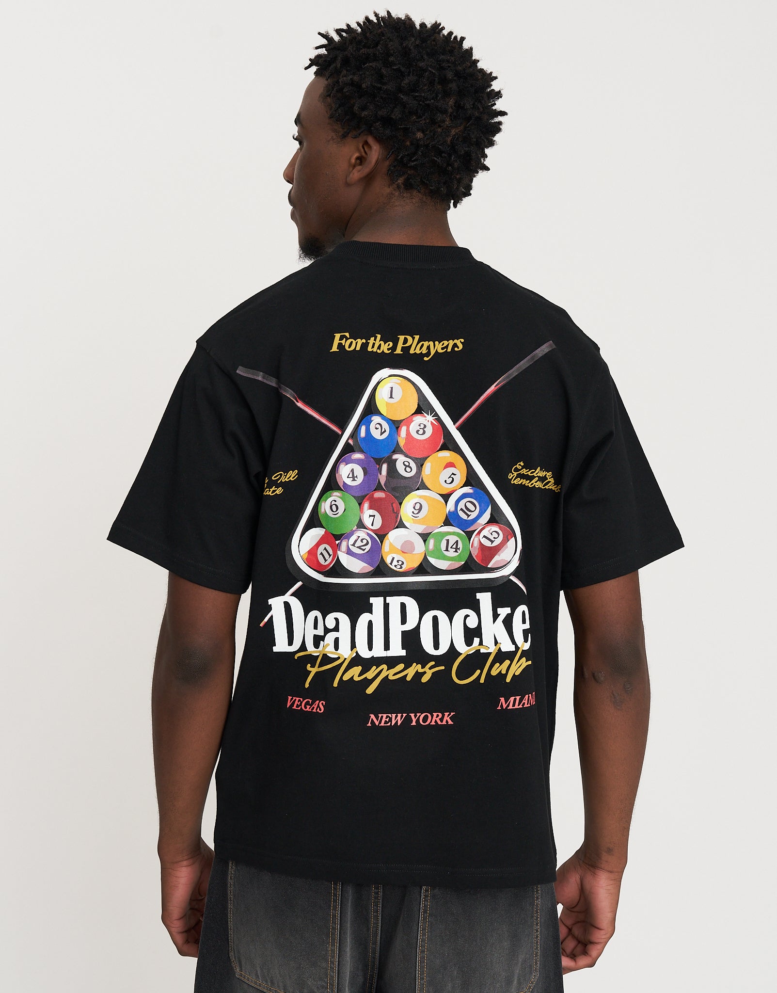 8 Ball Pool Relaxed Fit T Shirt in Black | Hallensteins NZ
