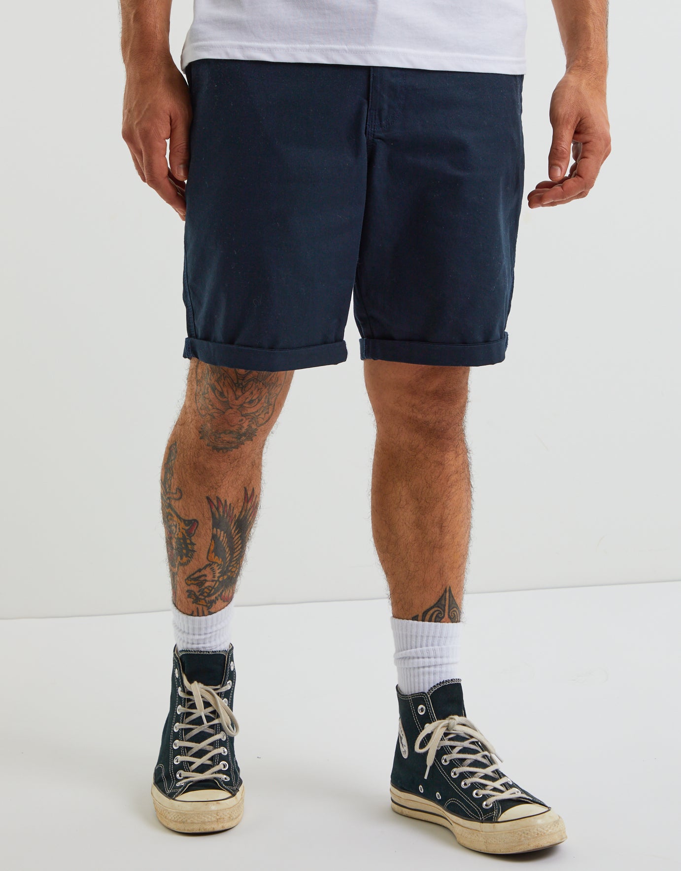 Organic Cotton Slim Fit Chino Shorts in 