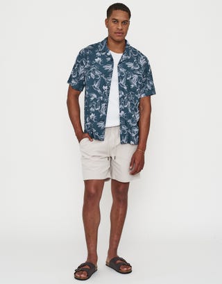 Citrus Short Sleeve Shirt in Orion Blue Detail3