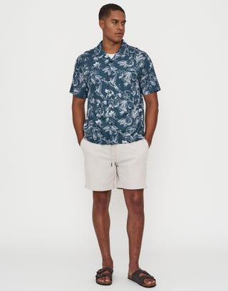 Citrus Short Sleeve Shirt in Orion Blue Full