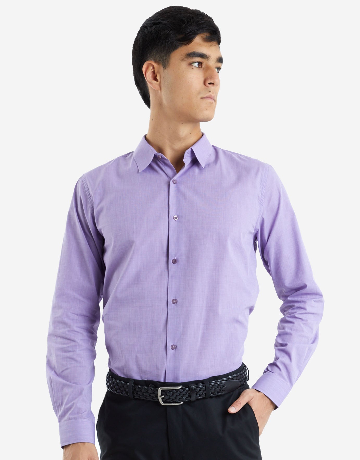 Oslo Textured Classic Business Shirt in 