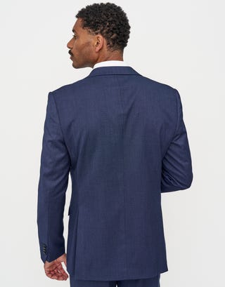 Dalston Slim Fit Suit Jacket in Navy Back