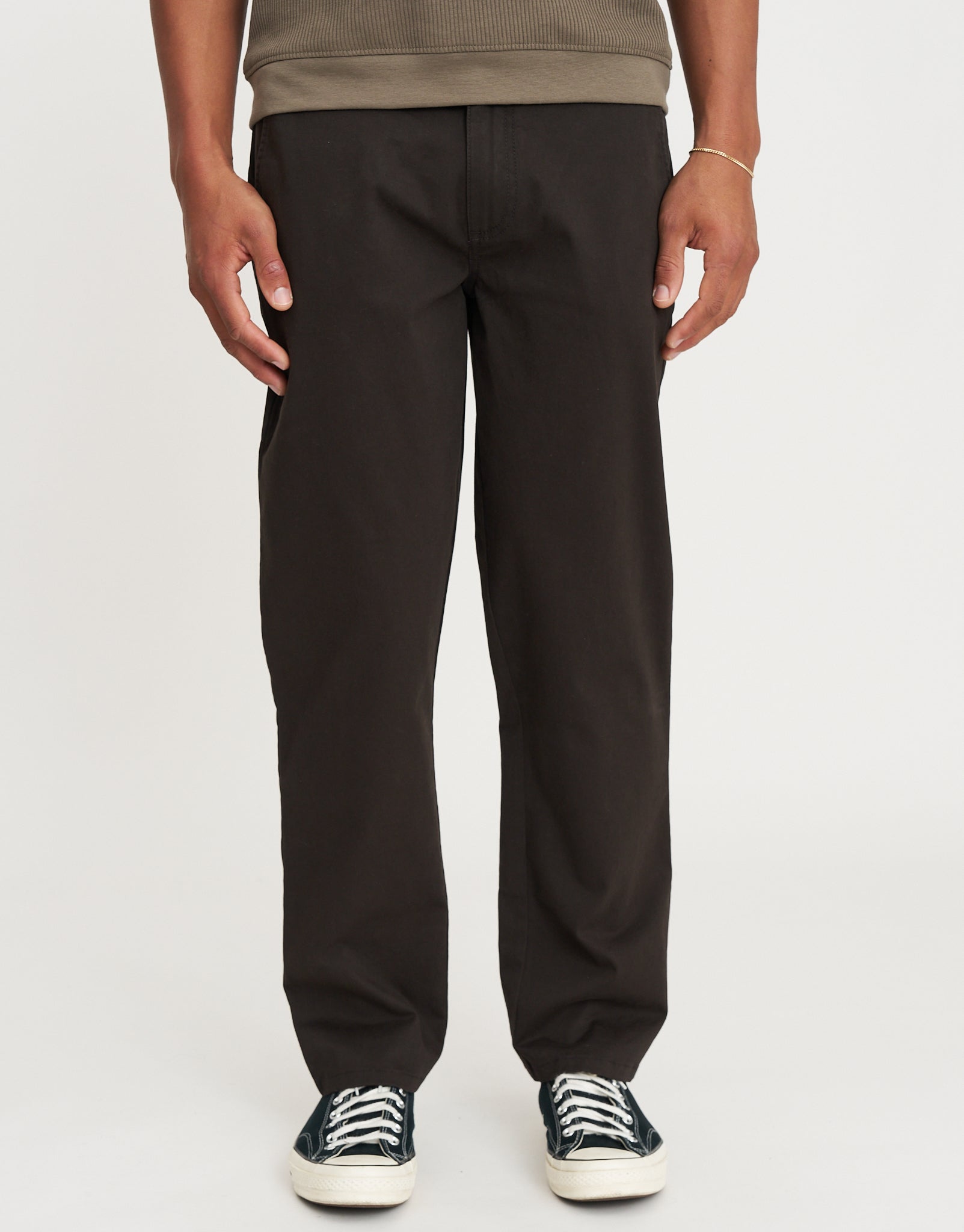 Smart Flex 2.0 Chino Pants in Black | Hallensteins NZ